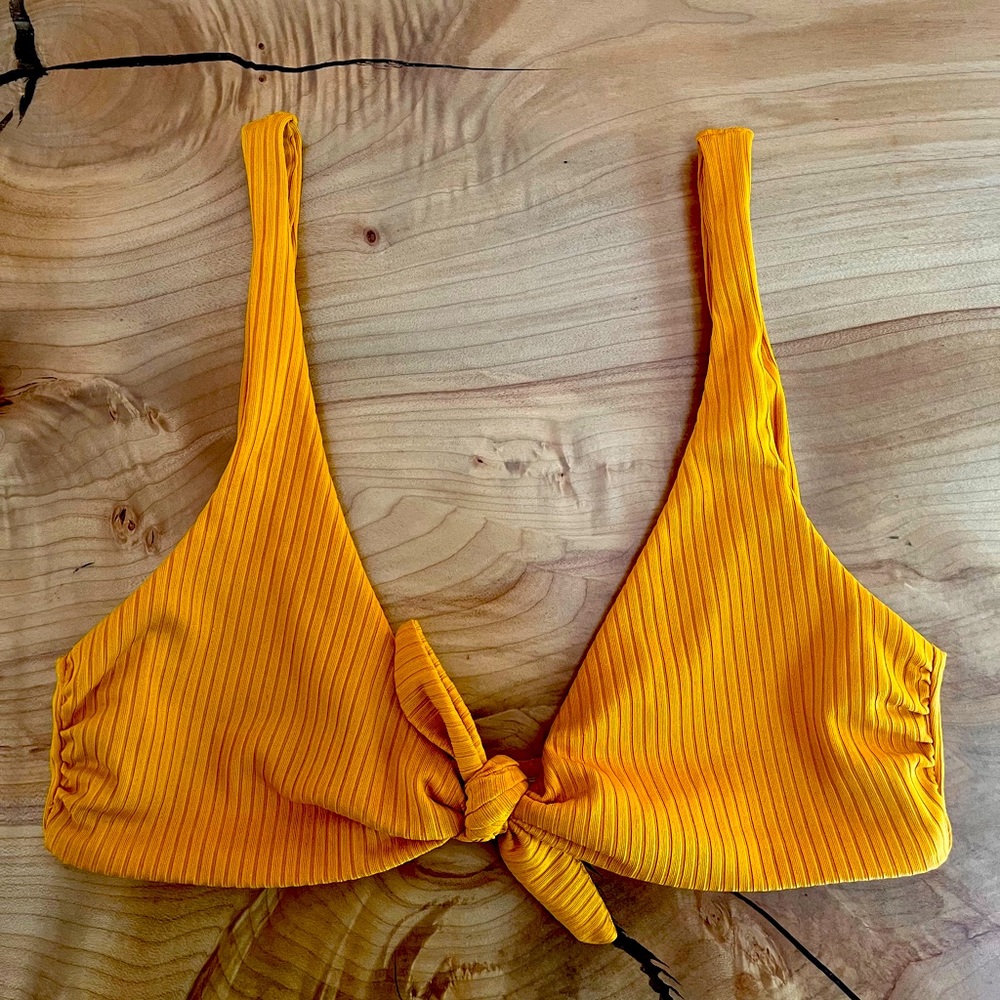 Mara Hoffman bikini top.